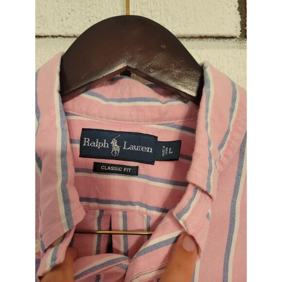 Mens Ralph Lauren Button Up Large - Picture 2 of 5
